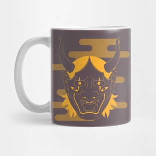 Hannya Mask HM001- GOLD/YELLOW Mug